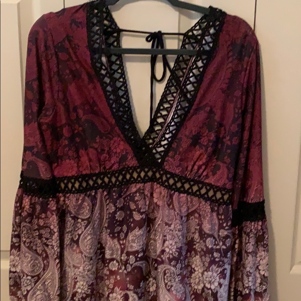 Venus Hippie top with crochet detail